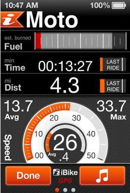Produktbild IBike Moto Computer - Motorradhalterung für iPhone 4/4S & 5