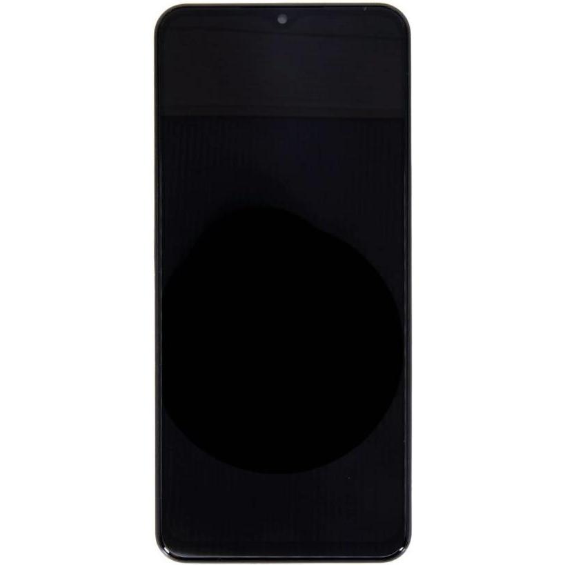 Samsung LCD display + Touch Unit + Front Cover A235 Galaxy A23 Black (Service Pack) (Display), Mobil