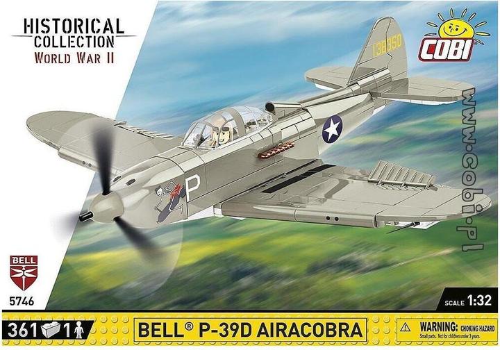 Produktbild Cobi Historical Collection 5746 - Bell P-39D Airacobra SOVI, WWII, 361 Bauteile