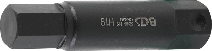 Produktbild BGS Bit Länge 100 mm Antrieb Aussensechskant 22 mm Innensechskant 19 mm (Innensechskant)
