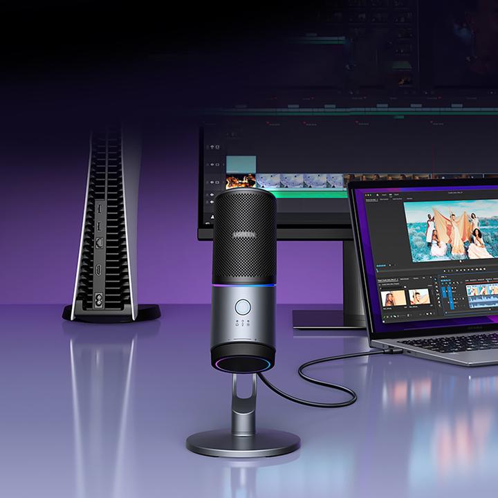 Actual product image Ugreen USB Microphone CM769 RGB