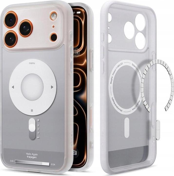 Actual product image Spigen Ultra Hybrid MagSafe - classic silver - iPhone 17 Pro Max (Apple iPhone 17 Pro Max)