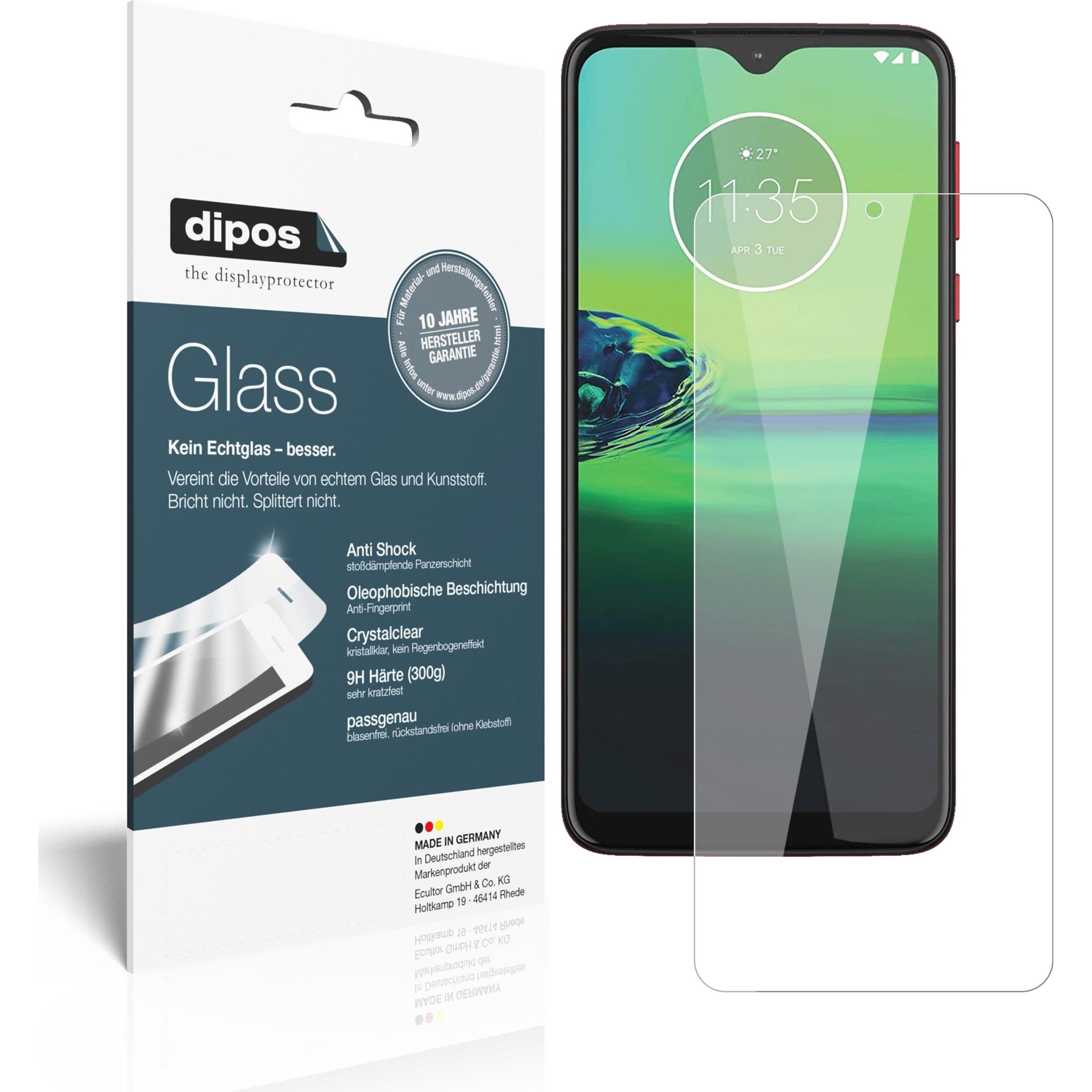 Dipos Displayschutz Anti-Shock (1 Stück, Motorola Moto G8 Play), Smartphone Schutzfolie, Transparent