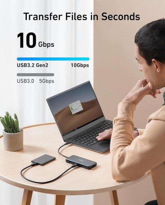 Produktbild Anker A83830A2 (USB-C, 8 Ports)