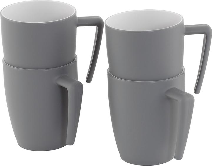 Actual product image Outwell Gala 4 Person Mug Set Grey Mist