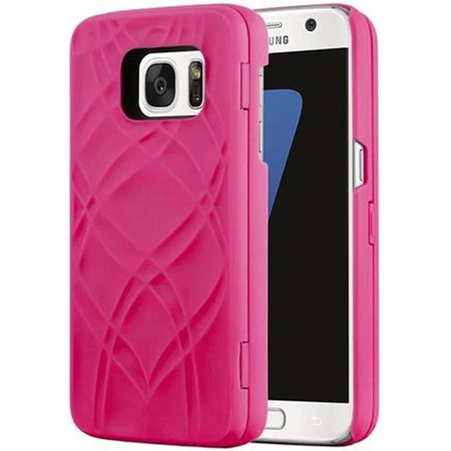 Thumbnail - Cadorabo Hard Cover Mirror Hülle (Samsung Galaxy S7), Smartphone Hülle, Rosa