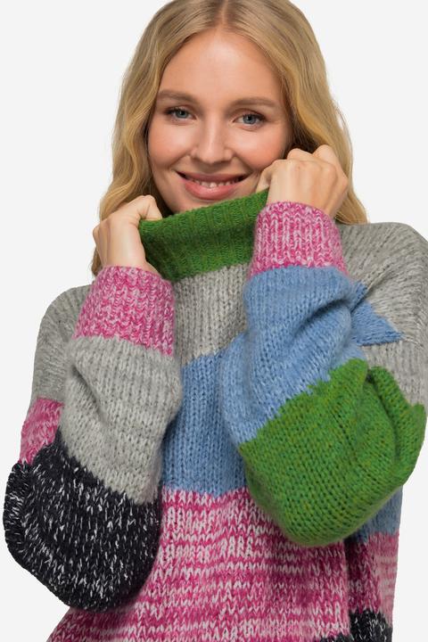 Produktbild Laurasøn Rollkragen-Pullover, Colorblocking (XL)