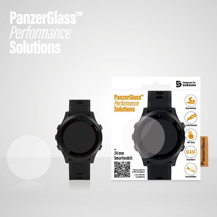 Actual product image PanzerGlass Screen protector 34 mm smartwatches (Forerunner 645)