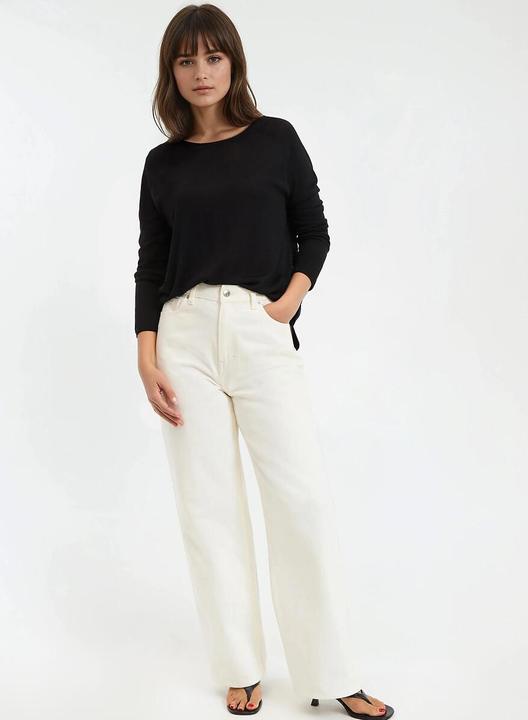 Produktbild La Redoute Collections Pullover mit Rundhalsausschnitt aus Feinstrick (L)