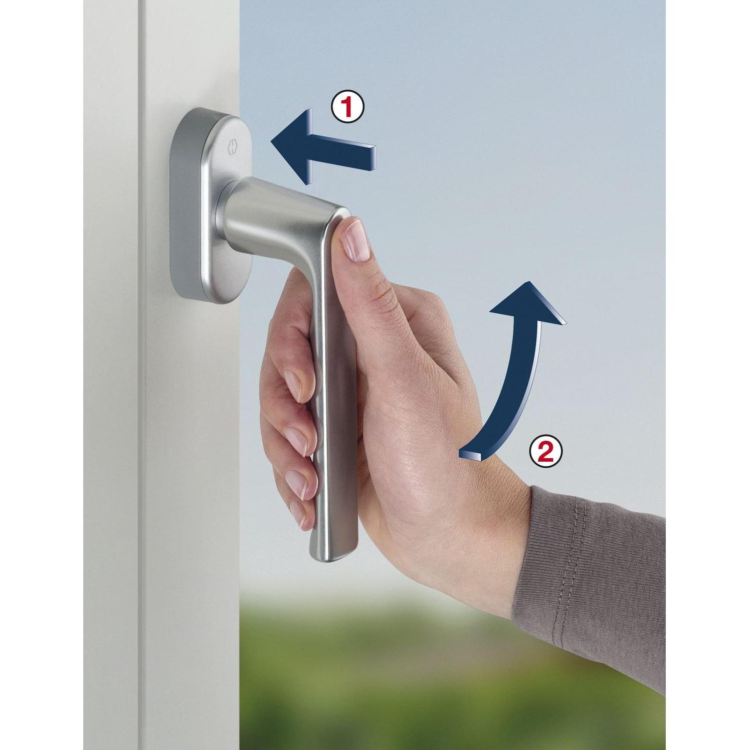 Thumbnail - Hoppe, Türgriff + Fenstergriff, SecuForte 0700/UD9020 Hamburg (Fenstergriffe)