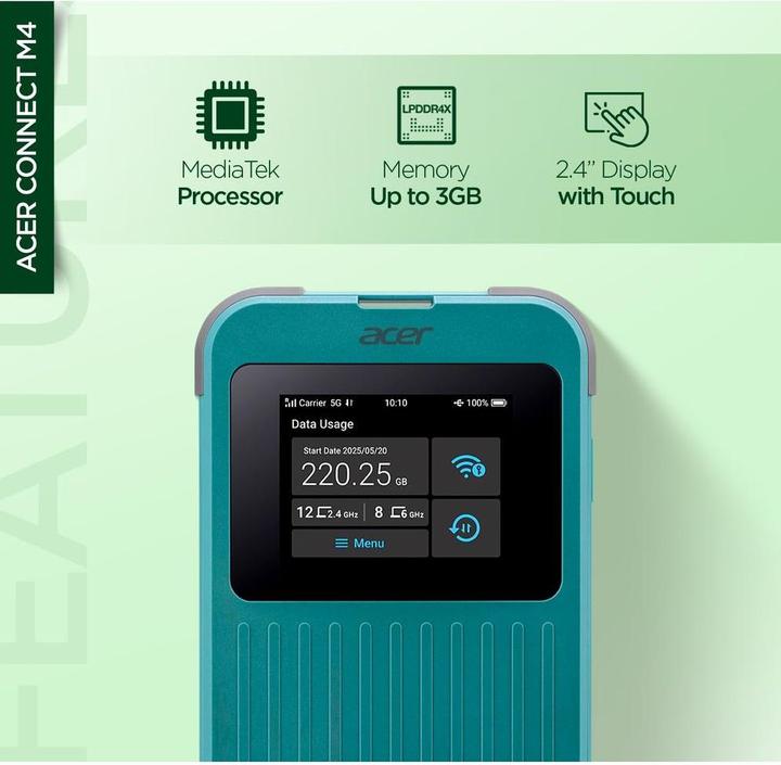 Productafbeelding Acer Connect M4 Incl. 20GB