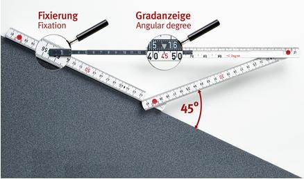 Actual product image Wiha 2m polyamide metre ALL IN ONE (2 m)