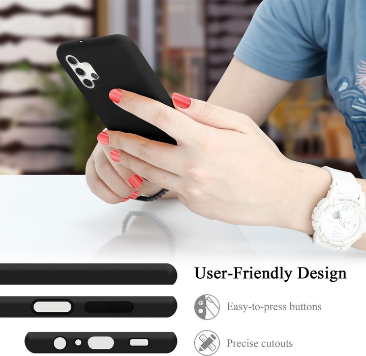 Actual product image Cadorabo TPU Liquid Silicone Case Cover (Samsung Galaxy A32 5G)