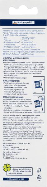 Actual product image dm Dontodent Active Clean brushes (4 x)