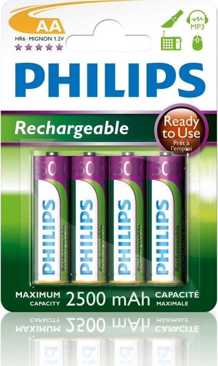 Produktbild ProPlus Rechargeable (4 Stk., AA, 2500 mAh)