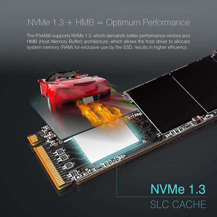 Actual product image Silicon Power A60 M.2 2280 256GB Max2200/1600 MB (256 GB, M.2 2280)