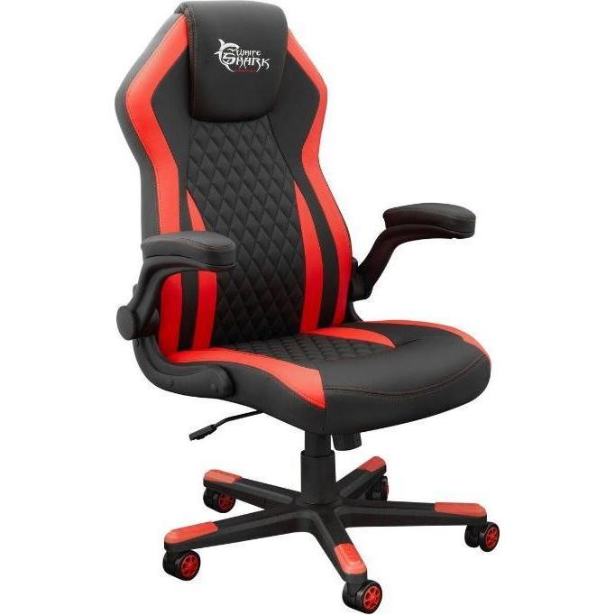 White Shark Dervish Gaming Chair, Black-Red (DERVISH-R)