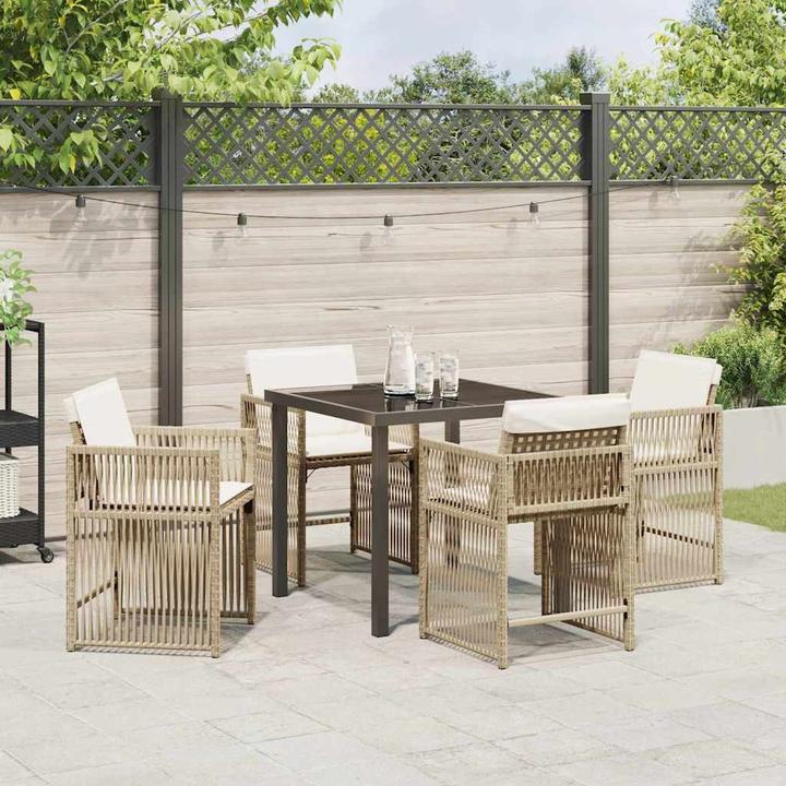 Produktbild vidaXL Garten Essgruppe (80 x 80 x 73 cm)