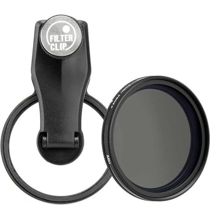 Image du produit Kenko Exapro Smartphone Variable ND Filter Clip 49mm (49 mm, Filtre gris neutre)
