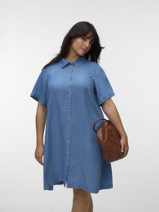 Image du produit Vero Moda VMCBREE Kurzes Kleid Jeanskleid (48)