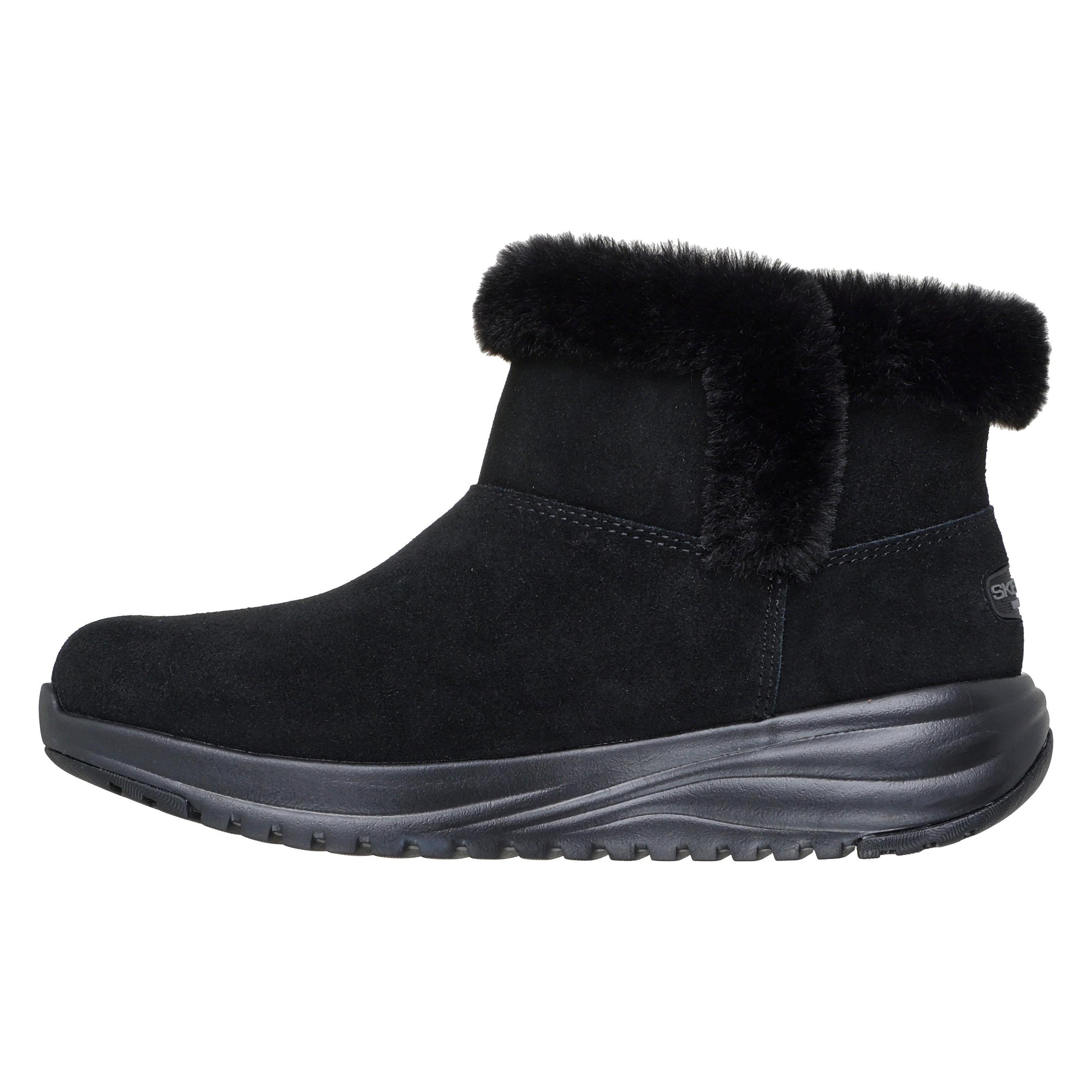 Skechers, Damen, Boots + Stiefel, 144775 Bbk, Schwarz, (39)