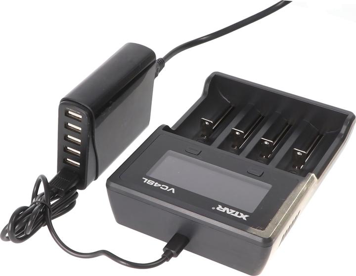 Image du produit Xtar VC4SL (1 pcs, 14500, 16340, 18500, 18650, 21700, 26650, AA, AAA, Batterie)