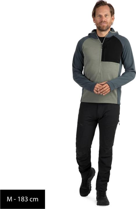 Produktbild Stoic MerinoGrid285 NorrdalSt. 3/4 Zip Hoody (3XL)