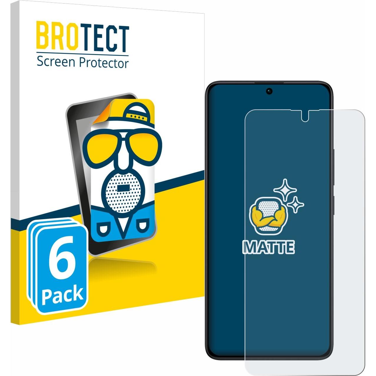Thumbnail - BROTECT Entspiegelungs-Schutzfolie Displayschutz Matt (6 Stück, Xiaomi Redmi Note 13 Pro 4G), Smartphone Schutzfolie, Sc...