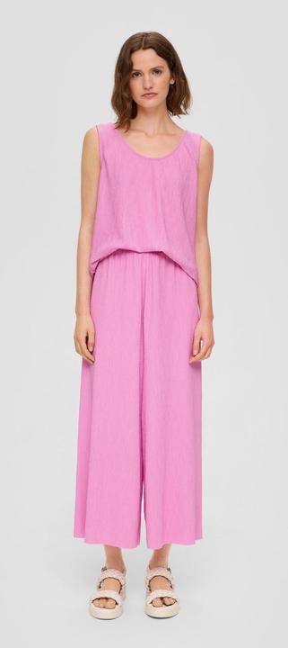 Actual product image S.Oliver Hose Plissierte Wide-Leg-Hose mit Elastikbund (44)