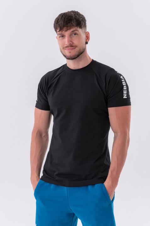 Immagine prodotto Nebbia Maglietta dal taglio sportivo "Essentials" 326 nero (XXL)