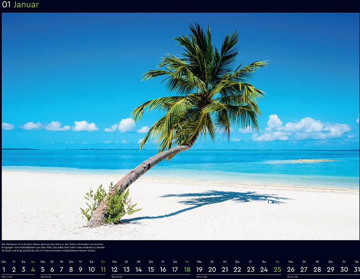 Productafbeelding Trauminseln - Wandkalender 2026 (60 x 45 cm)