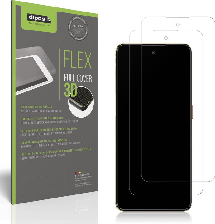 Actual product image Dipos Full Cover Screen Protector Matte (1 pcs., ZTE Nubia N3)