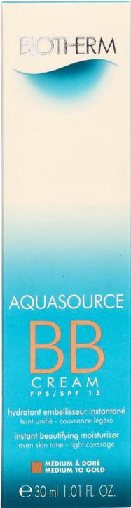Actual product image Biotherm Aquasource (Medium To Gold)