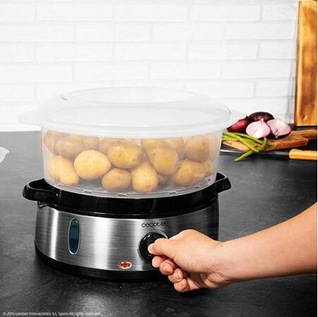 Actual product image Cecotec Electric steamer Vapovita 3000 INOX