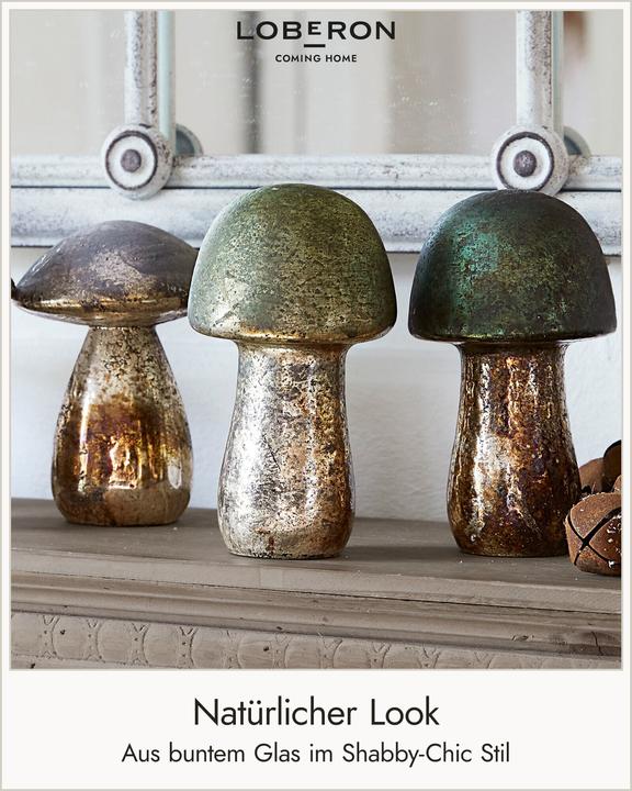 Image du produit Loberon Set de 5 champignons décoratifs Grana
