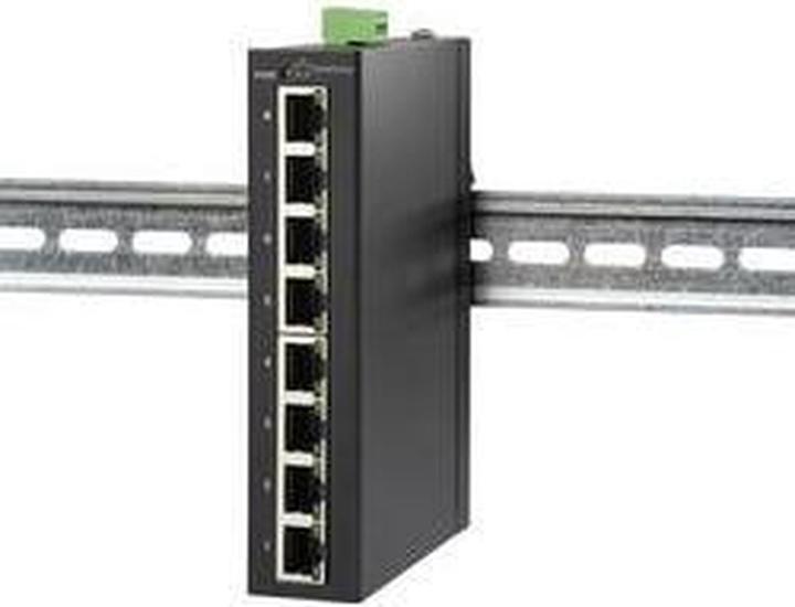Renkforce 8 Port Fast Ethernet Switch für Hutschiene (8 Ports)
