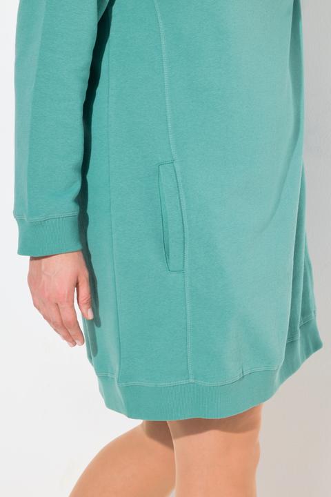 Produktbild Ulla Popken Sweatkleid, Stehkragen, Langarm, Taschen (50, 52)