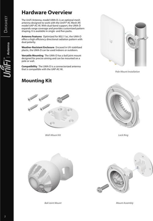 Immagine prodotto Ubiquiti Antenna Dual Band Unifi (5G)
