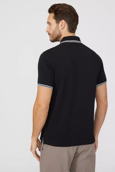 Produktbild Universal Textiles Poloshirt Mit kontrastfarbenen Streifen (M)