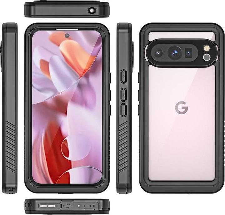 Immagine prodotto Redpepper Google Pixel 9 Pro XL - IP68 FS Series Wasserdichtes Outdoor Case, schwarz (Google Pixel 9 Pro XL)