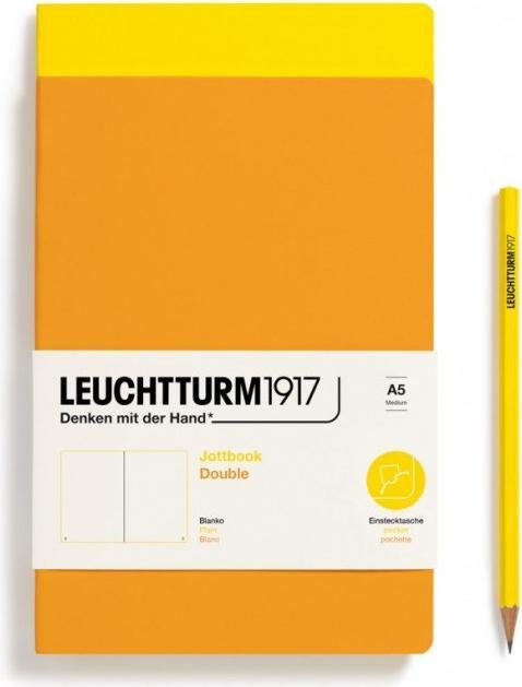 Produktbild Leuchtturm1917 LEUCHTTURM JOTTB.BLANK.A5 ZIT/RSUN 2er (Blanko, Weicher Einband)