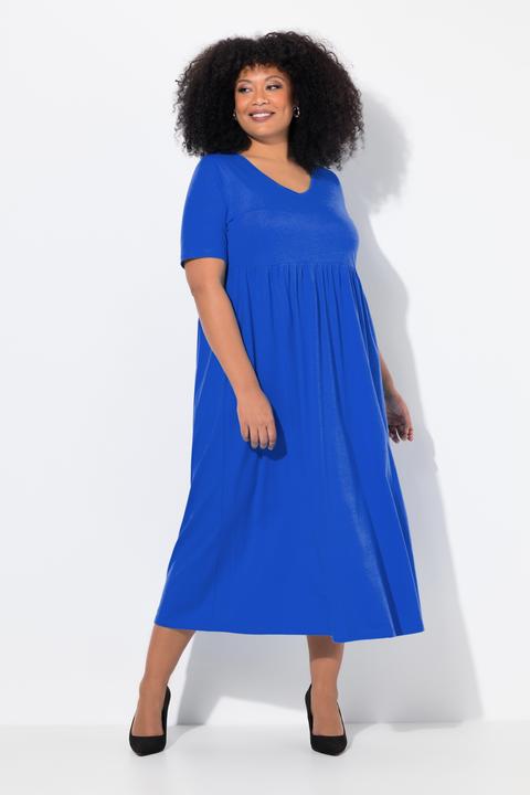 Actual product image Ulla Popken Jersey Empire Waist Short Sleeve Dress (62)