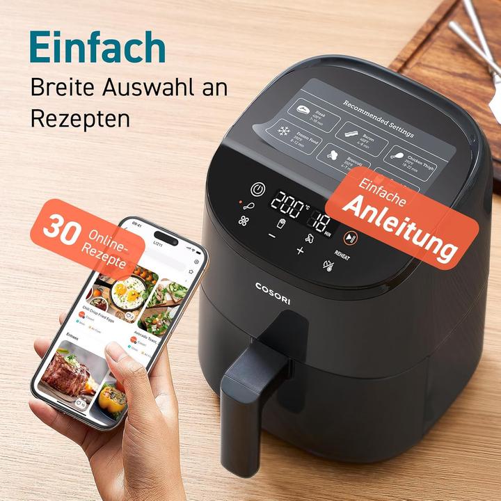 Produktbild Cosori Kompakte Mini-Heissluftfritteuse