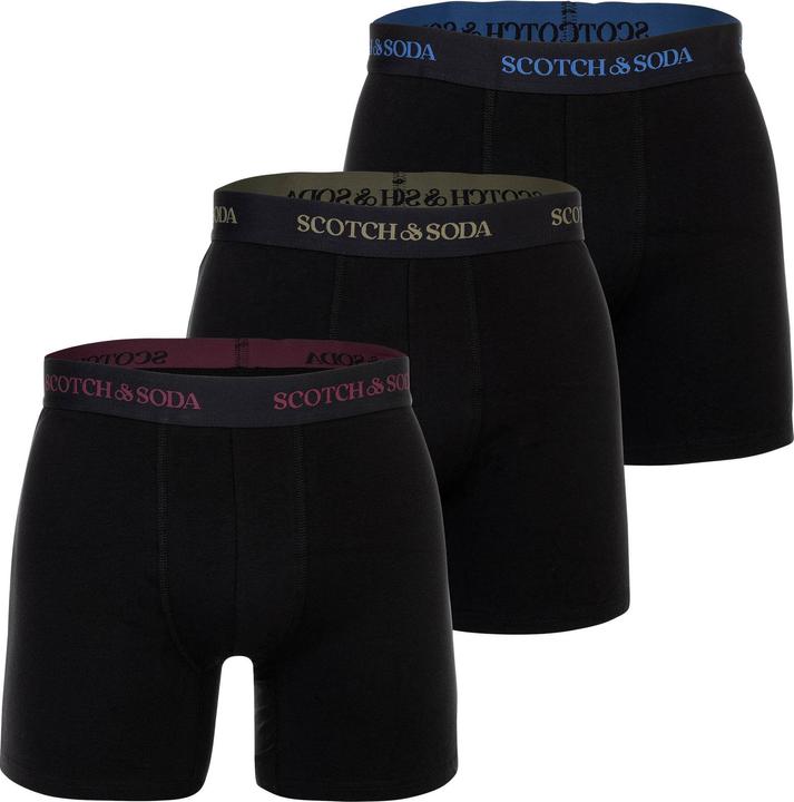Image du produit Scotch & Soda Solid Cotton Stretch (L, Lot de 3)