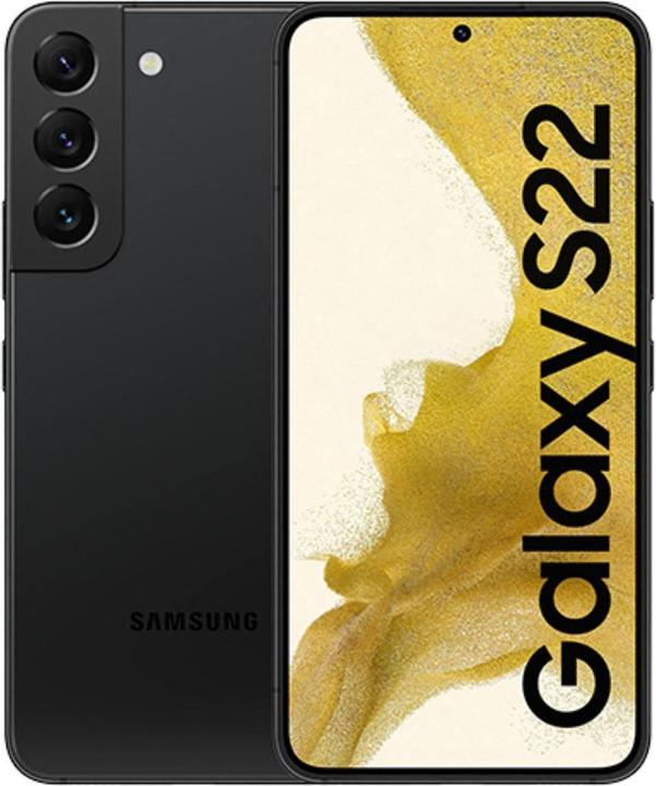 Re!commerce Galaxy S22 5G (dual sim) (128 GB, Schwarz, 6.10", 50 Mpx, Dual SIM, B / Sehr gut)
