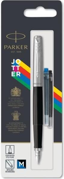 Produktbild Parker Füller JOTTER Originals C.C. M Bl/SW 1er Blis (Edelstahl, Schwarz, 1 x)