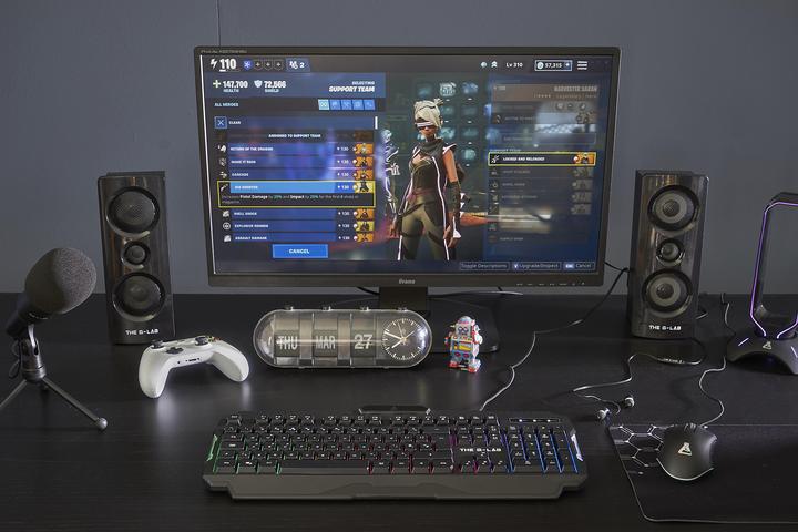 Actual product image The G-Lab compatible Combo Helium - Pack Gaming PC - Packs Gaming (FR, Cable)