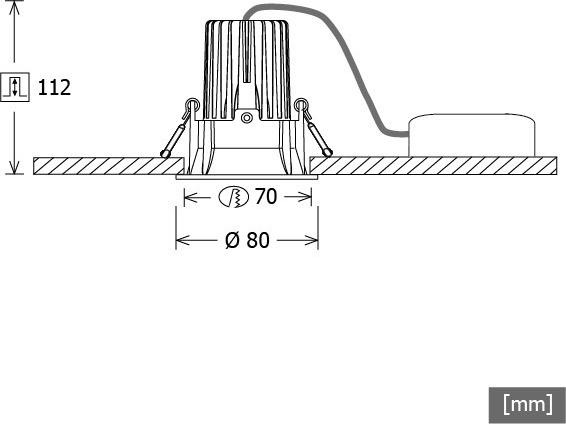 Produktbild LTS LED-Einbaustrahler (1100 lm)