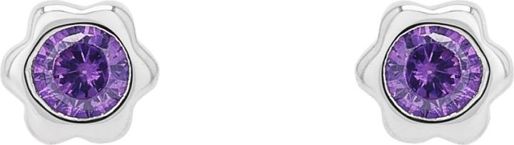 Prinzessin Lillifee Ohrschmuck für Mädchen, 925 Sterling Silber, Zirkonia synth. | Geburtsstein (Silber 925)