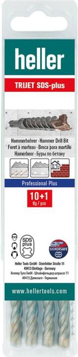 Actual product image Heller TRIJET SDSPlusDrill 8 x 160mm Set 101 (8 millimetres)